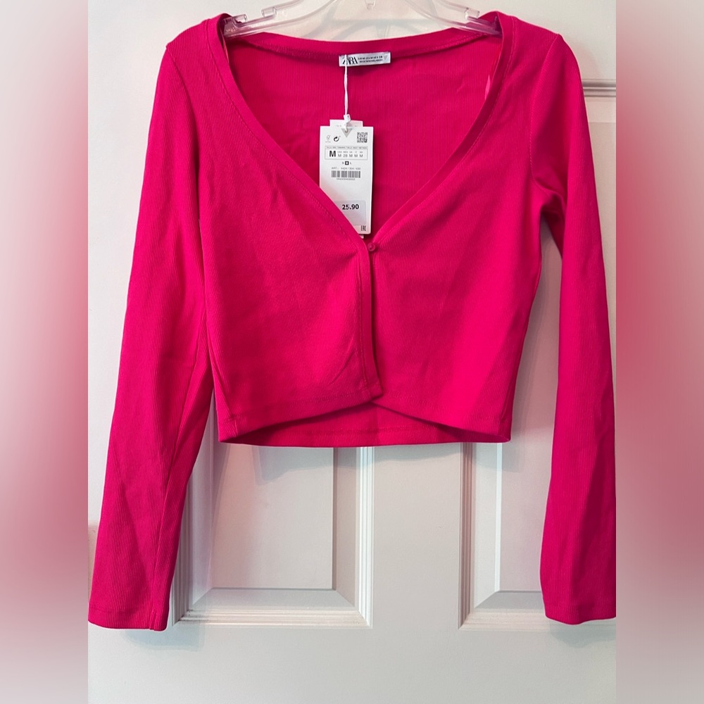 Zara, crop cardigan